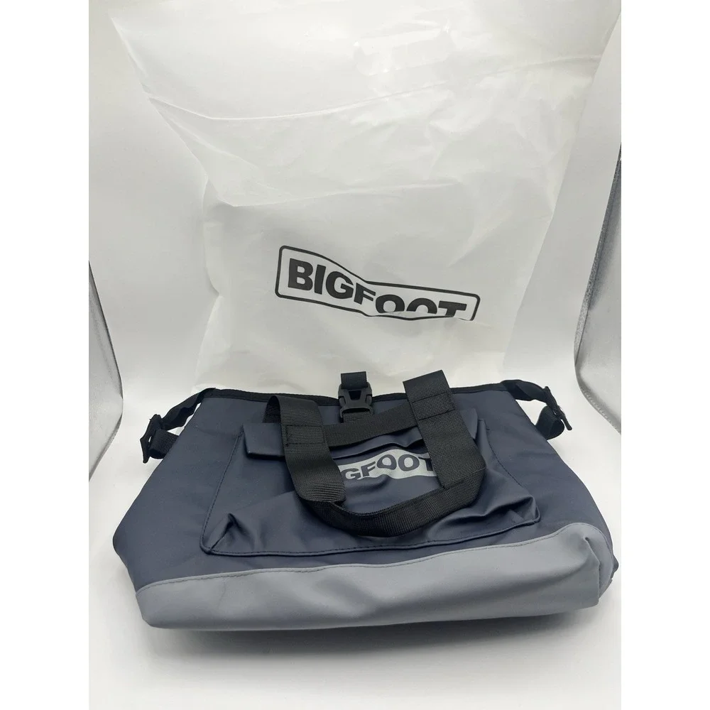 BIGFOOT Insulated Backpack Cooler Blue Gray 17x17x11 New Open Package